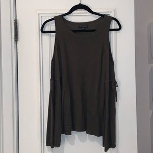 Cold shoulder sweater